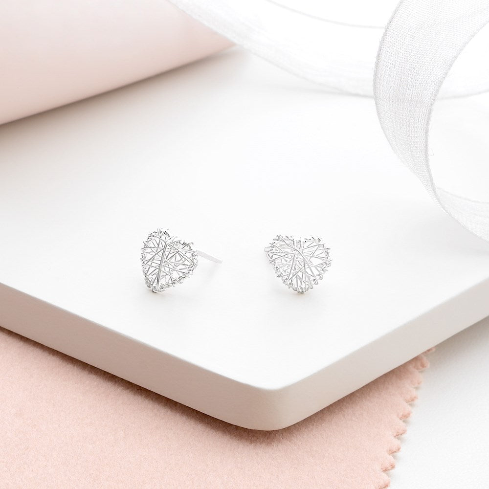 Artie Heart Studs (E39671)