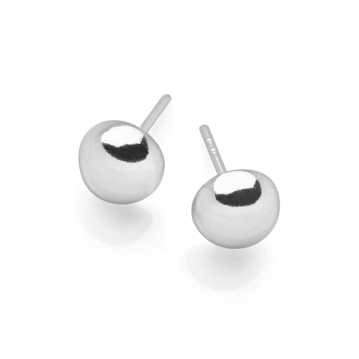 Stella Silver Pebble Studs (E39771)