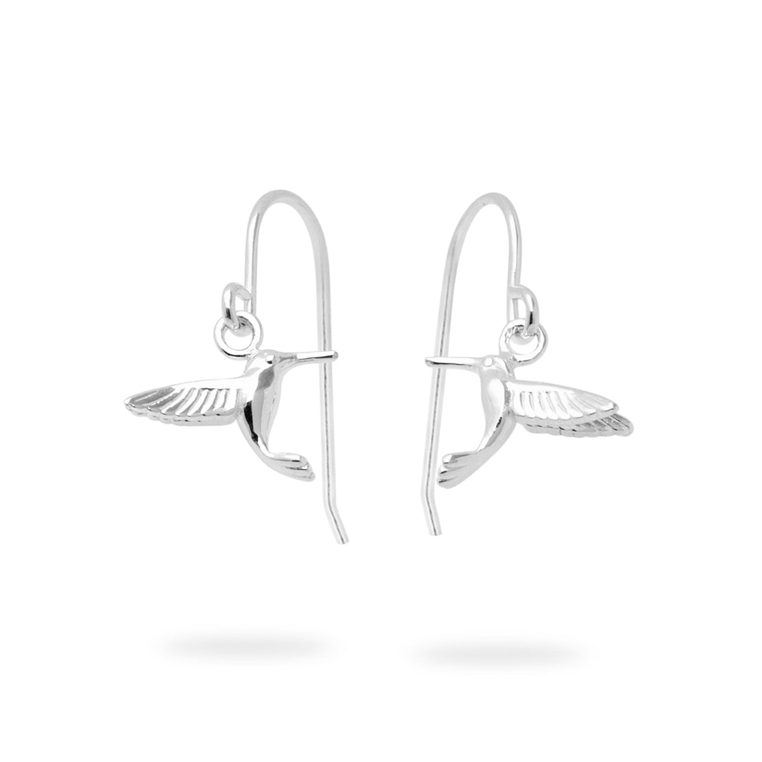 Hummingbird Bliss Silver Earrings (E40881)