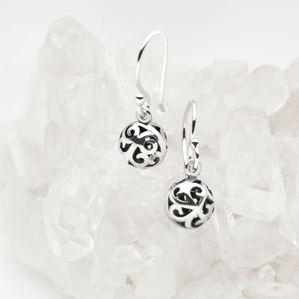 Filigree Ball Earrings (E44631)