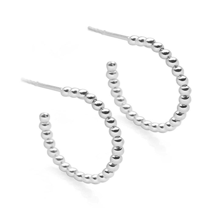 Santa Monica Silver Hoops - Midi (E44811)