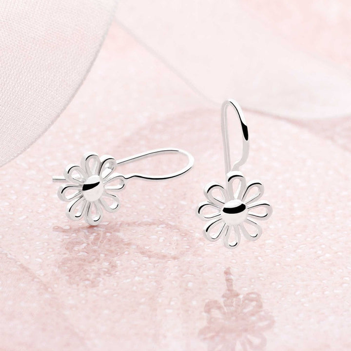 Silver Daisy Earrings (E46001)