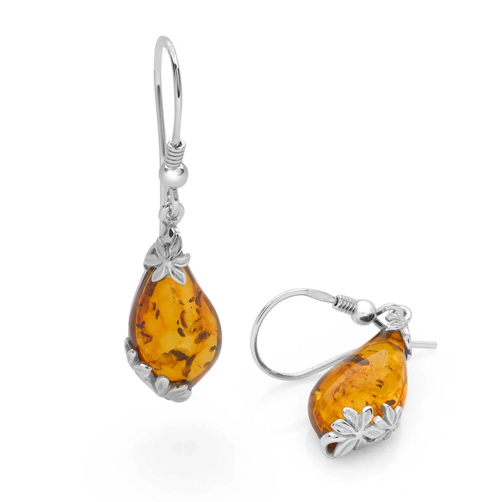 Amber Teardrop Earrings (E47831)