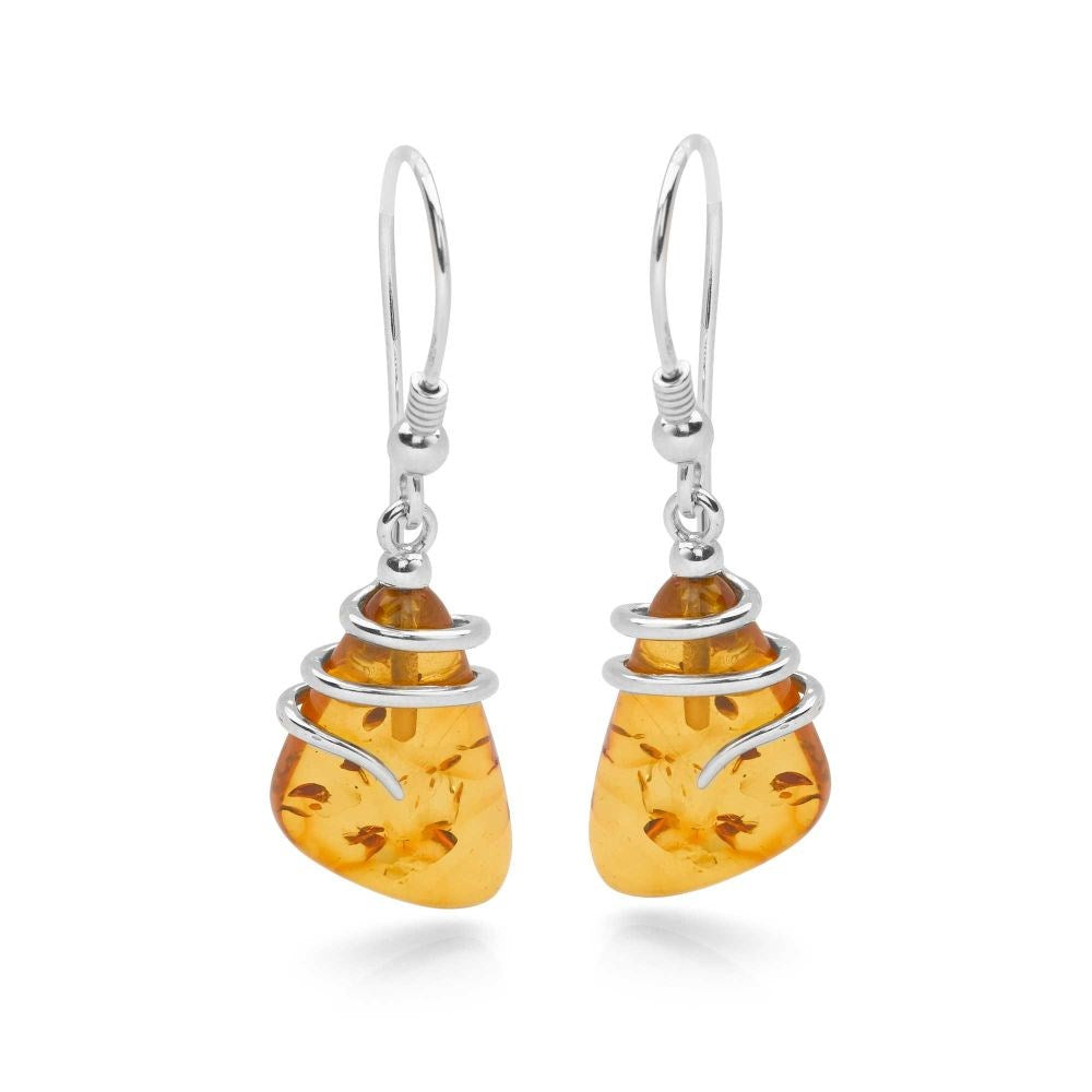 Magical Amber Earrings (E48621)