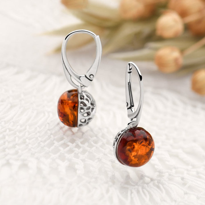Orb of Fire Earrings