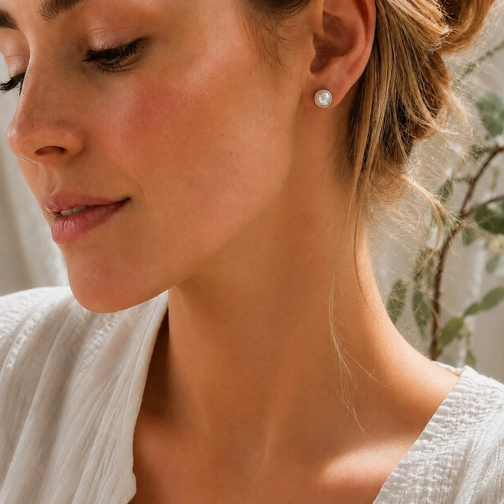 Monaco Mabe Pearl Studs