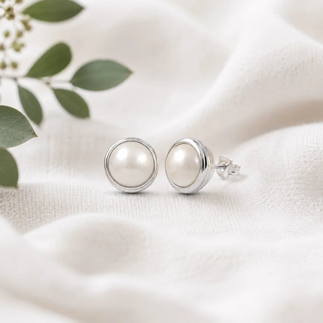 Monaco Mabe Pearl Studs
