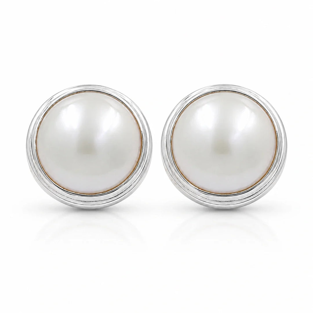 Monaco Mabe Pearl Studs