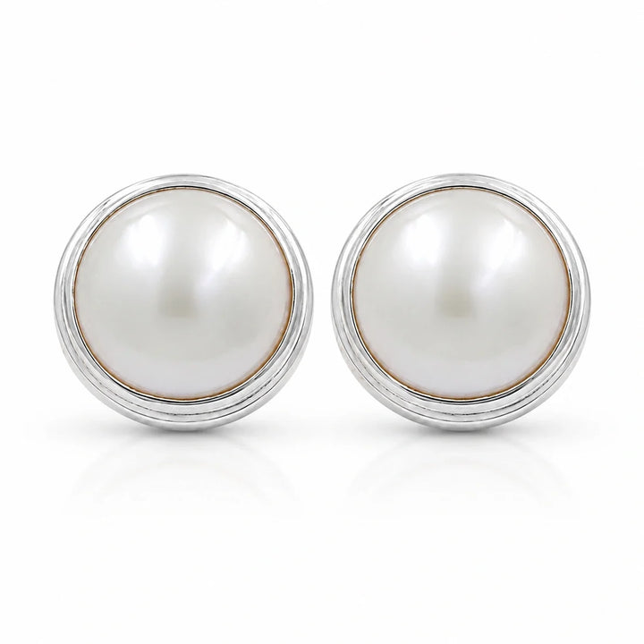 Monaco Mabe Pearl Studs
