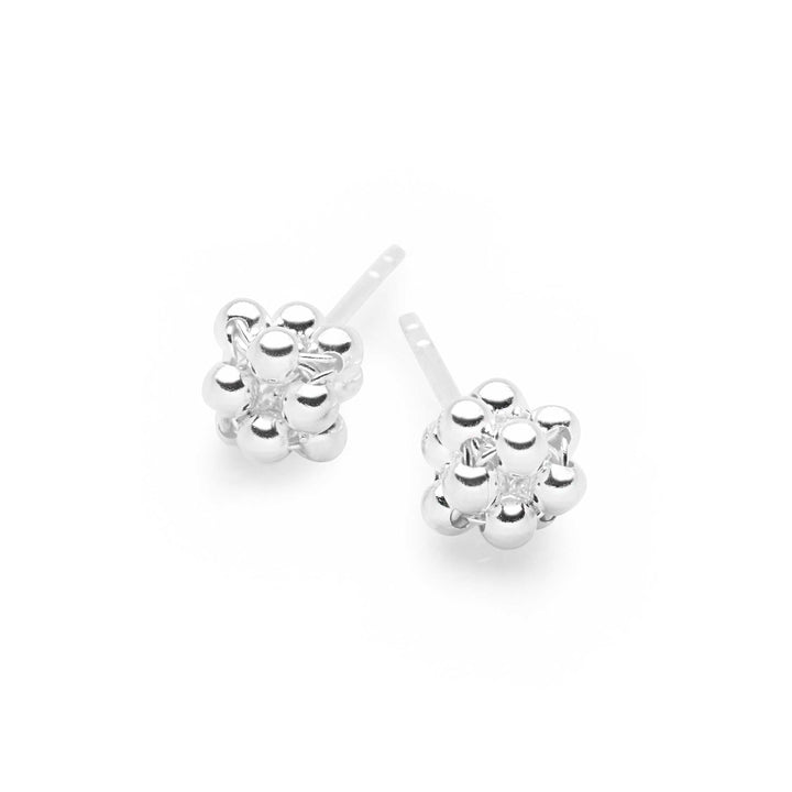 Silver Cluster Studs (E50311)