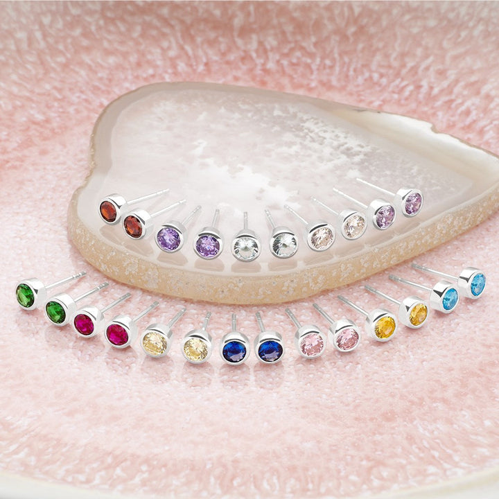 January Birthstone Studs (E50531)