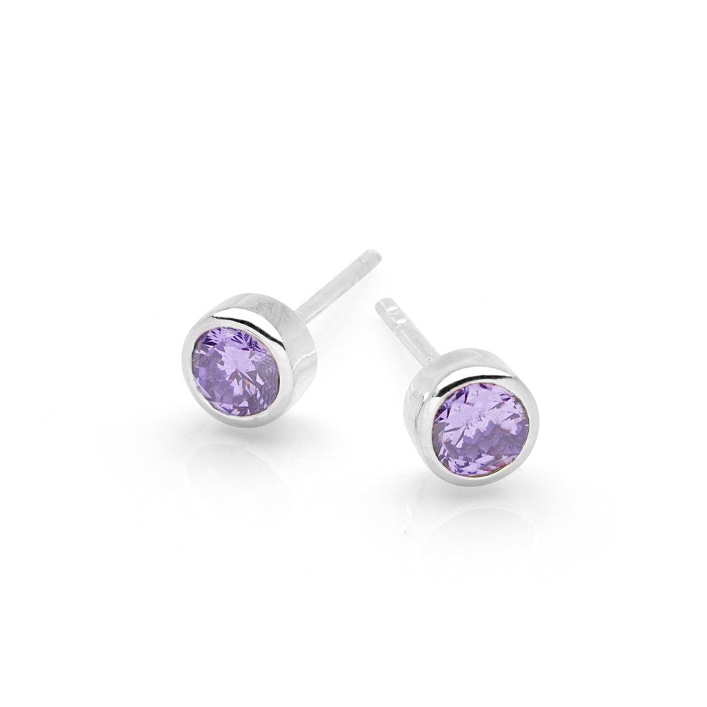 February Birthstone Studs (E50541)