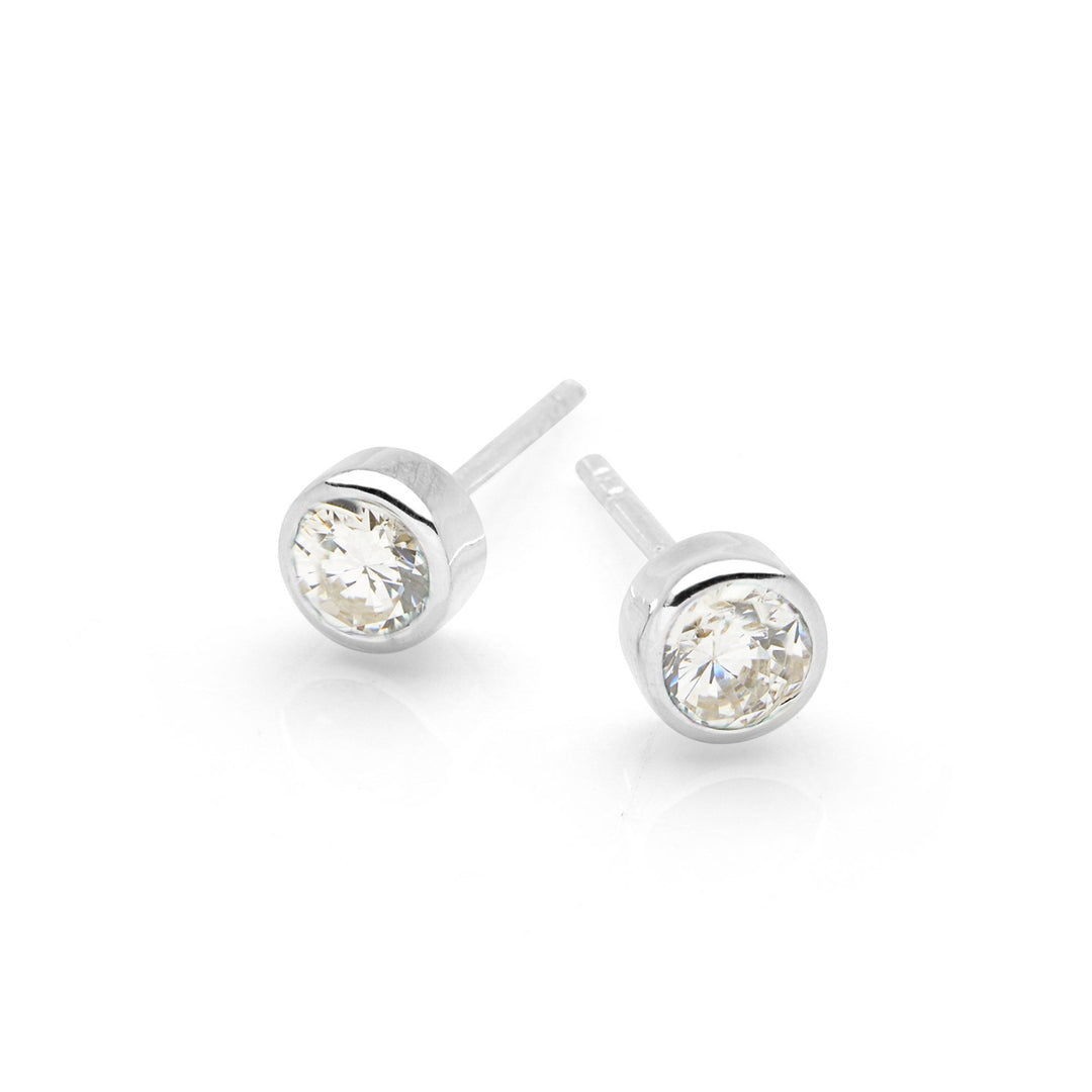 April Birthstone Studs (E50561)