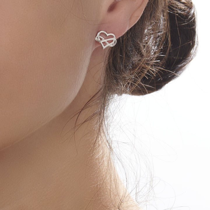 Eternal Love Heart Earrings (E51571)