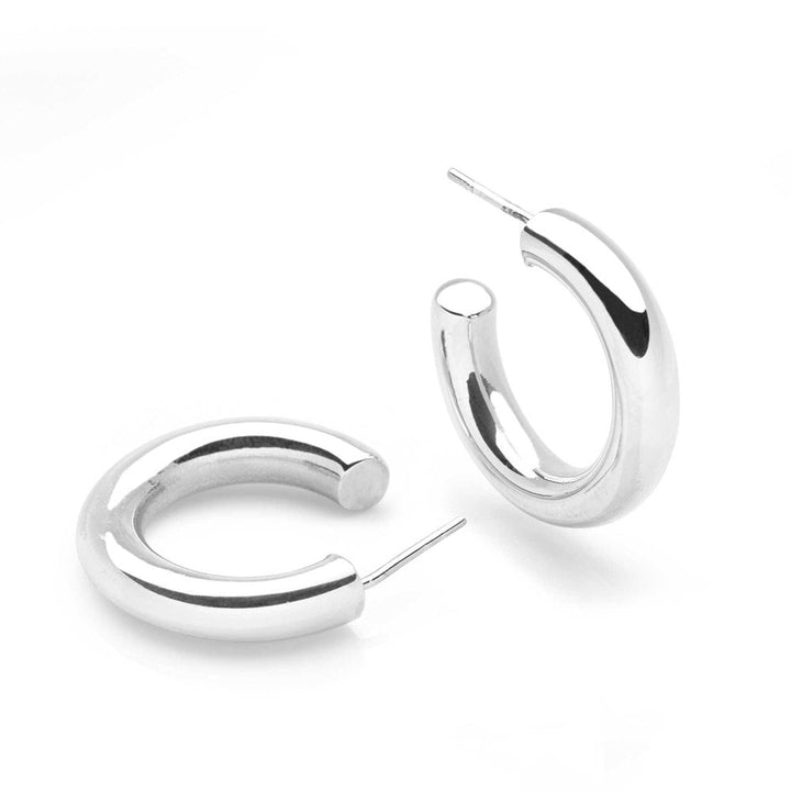 Brooklyn Silver Hoops (E51591)