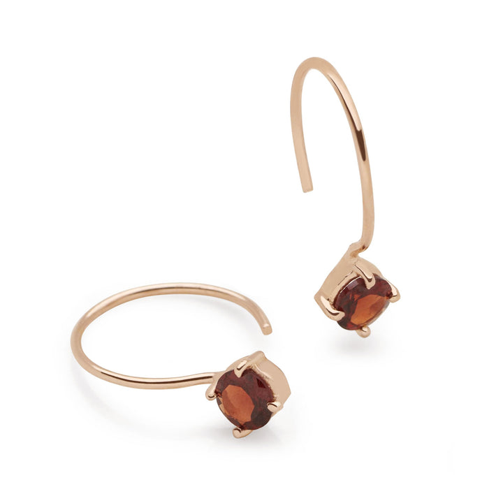 Garnet Arora Earrings (E53221)