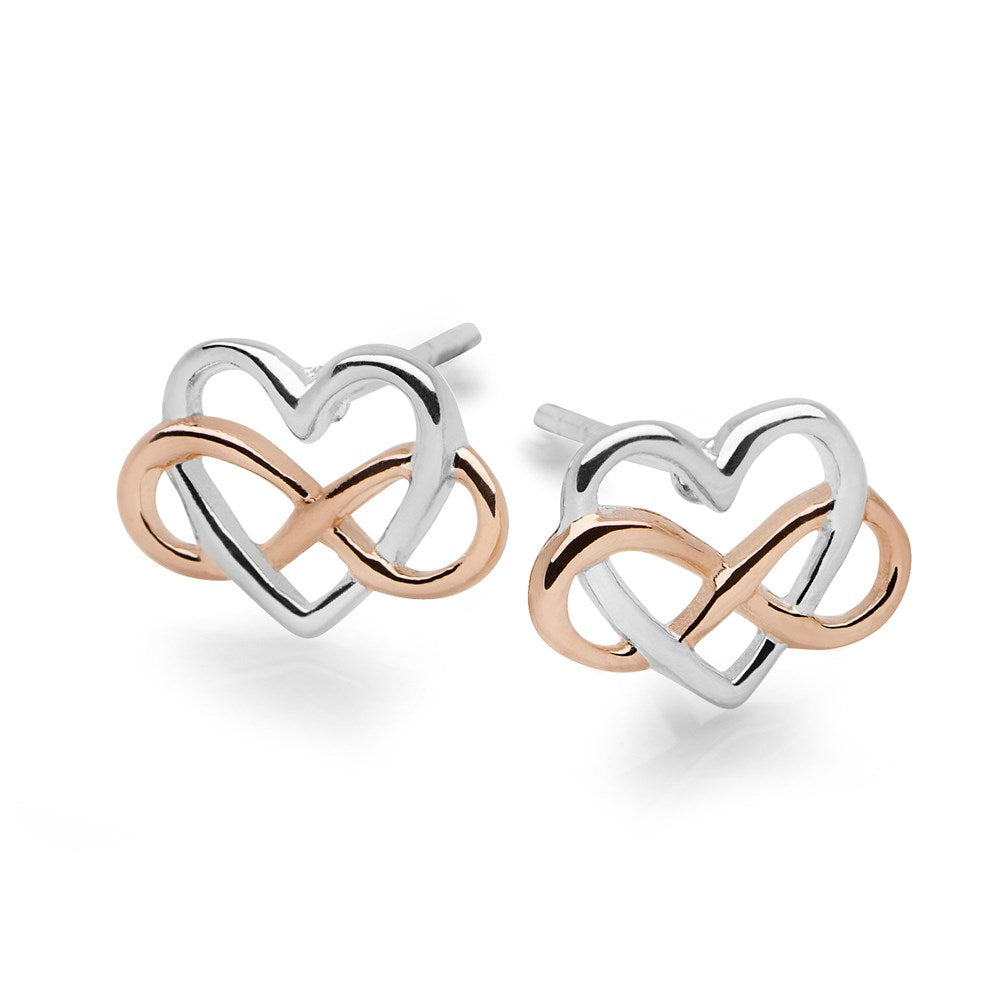 Eternal Love Rose Gold Studs (E53251)