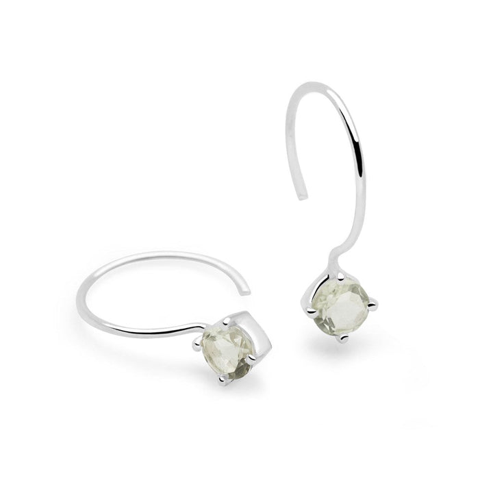 Green Amethyst Arora Earrings (E53281)