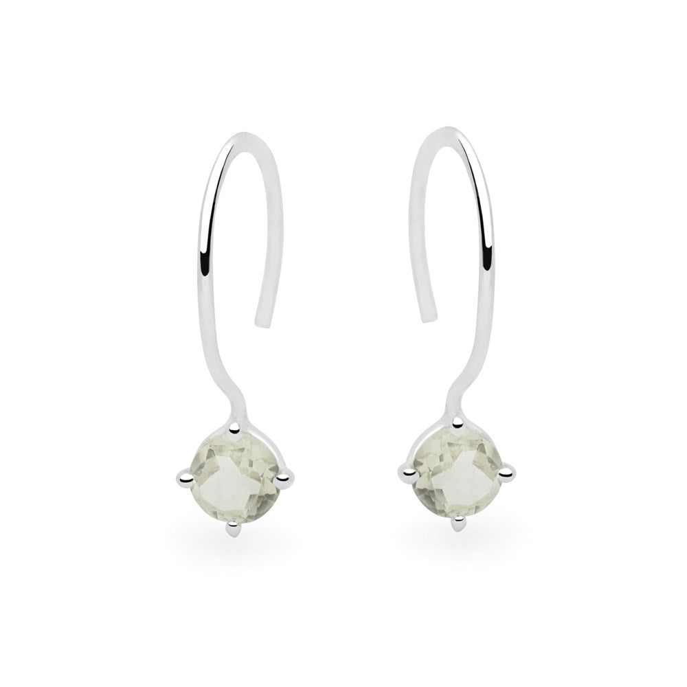 Green Amethyst Arora Earrings (E53281)