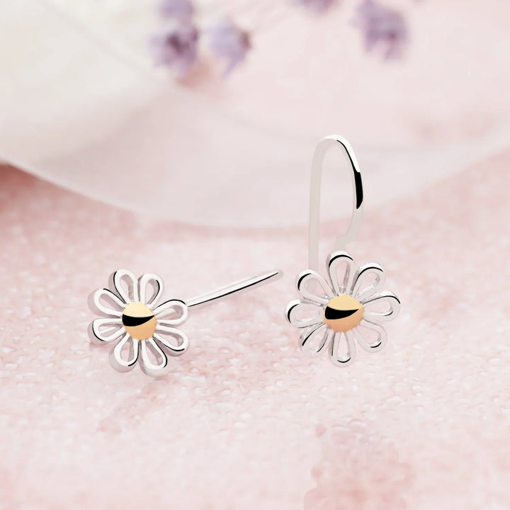 Golden Daisy Earrings (E53321)