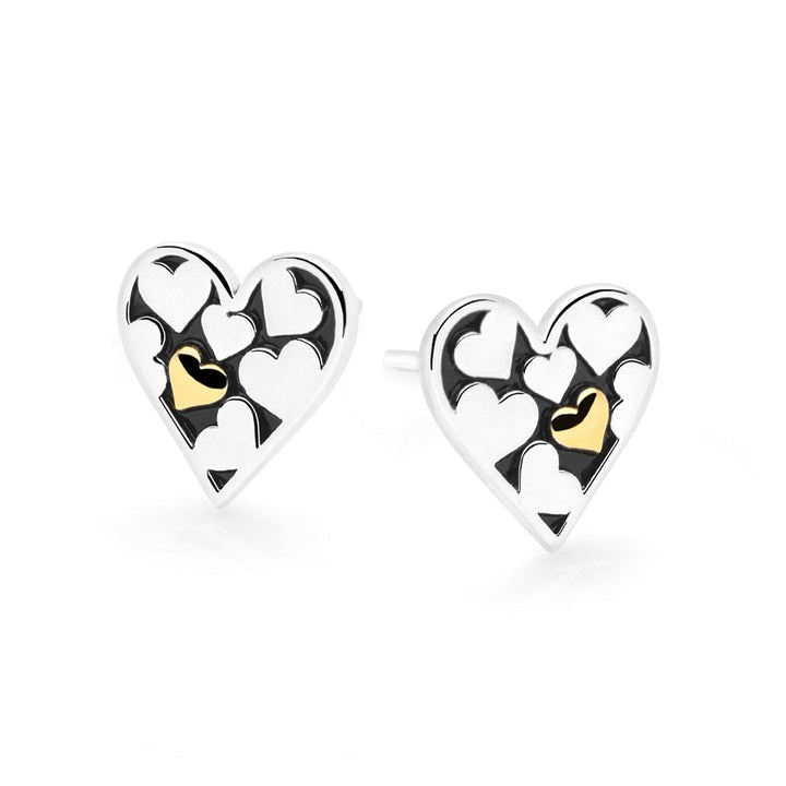 Heart of Gold Studs (E53671)