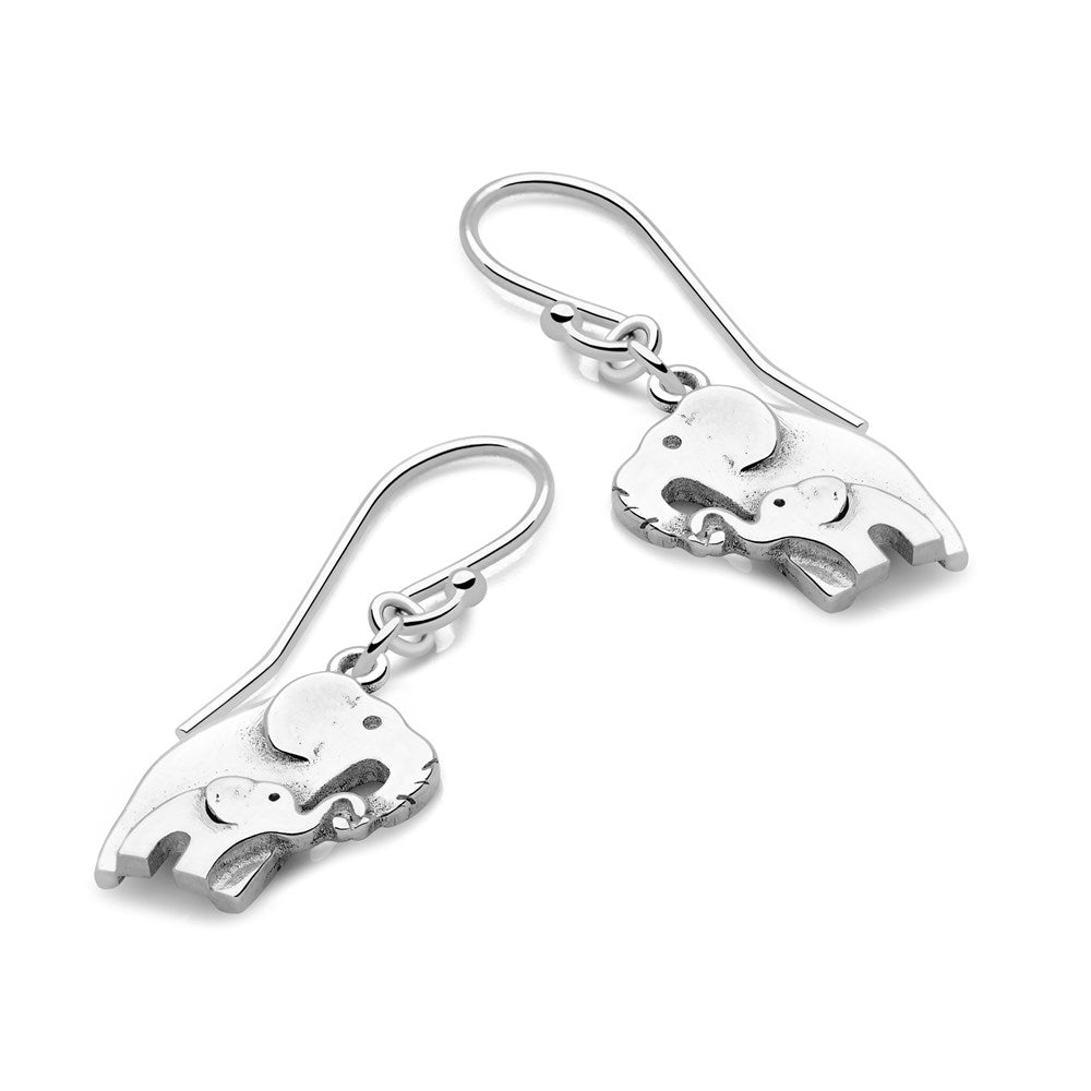 Mother & Baby Embrace Earrings (E54781)