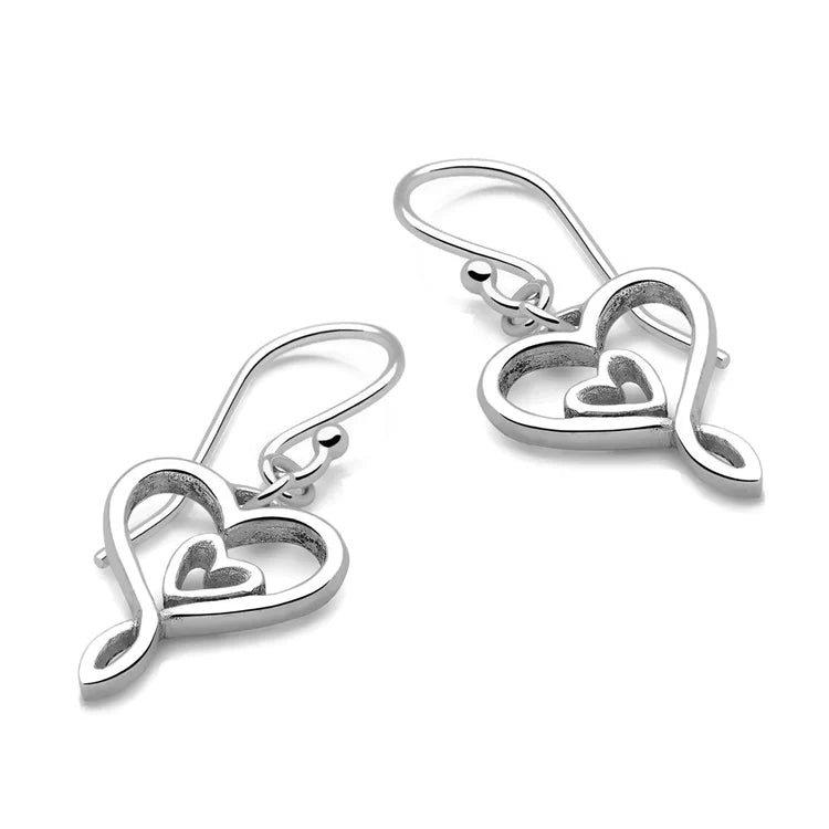 Mother's Love Silver Earrings (E54821)