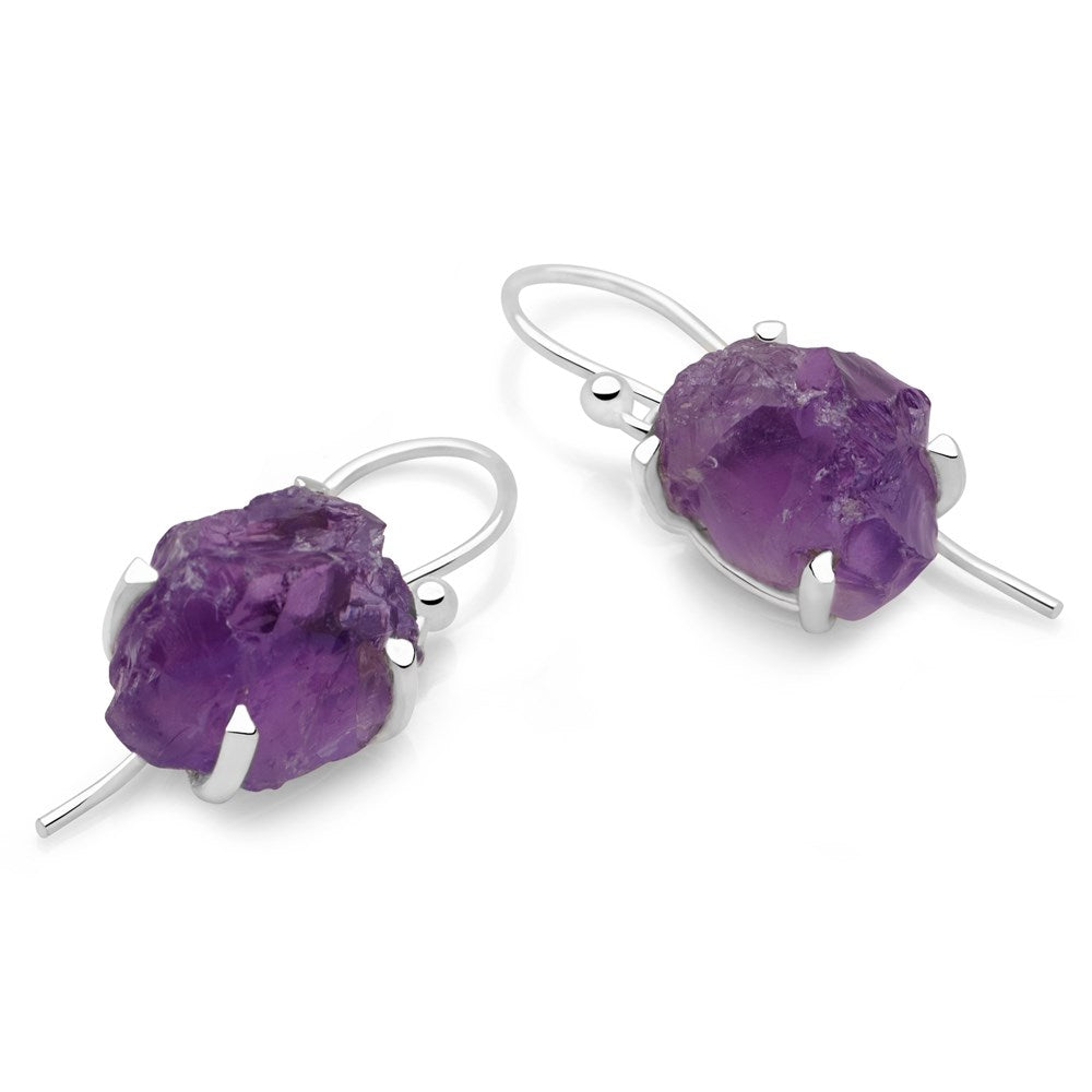 Amethyst Earrings (B223E01)
