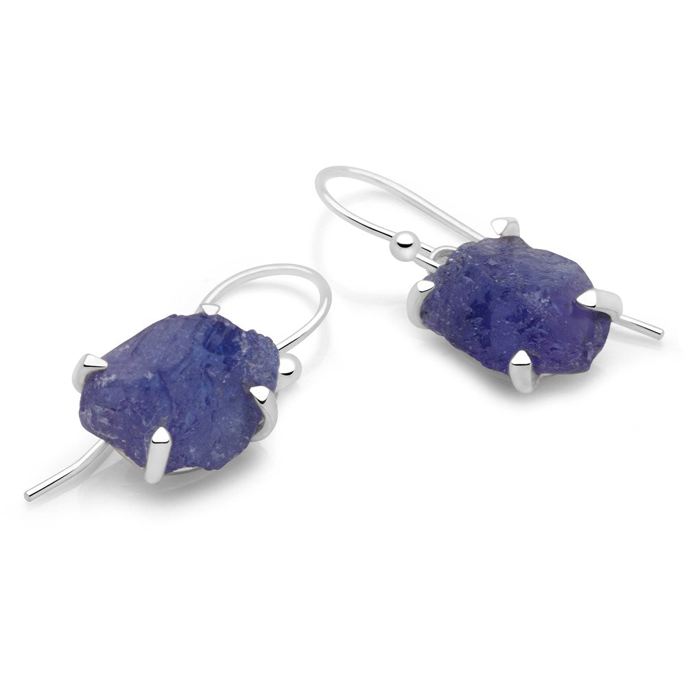 Tanzanite Drop Earrings (B436E01)