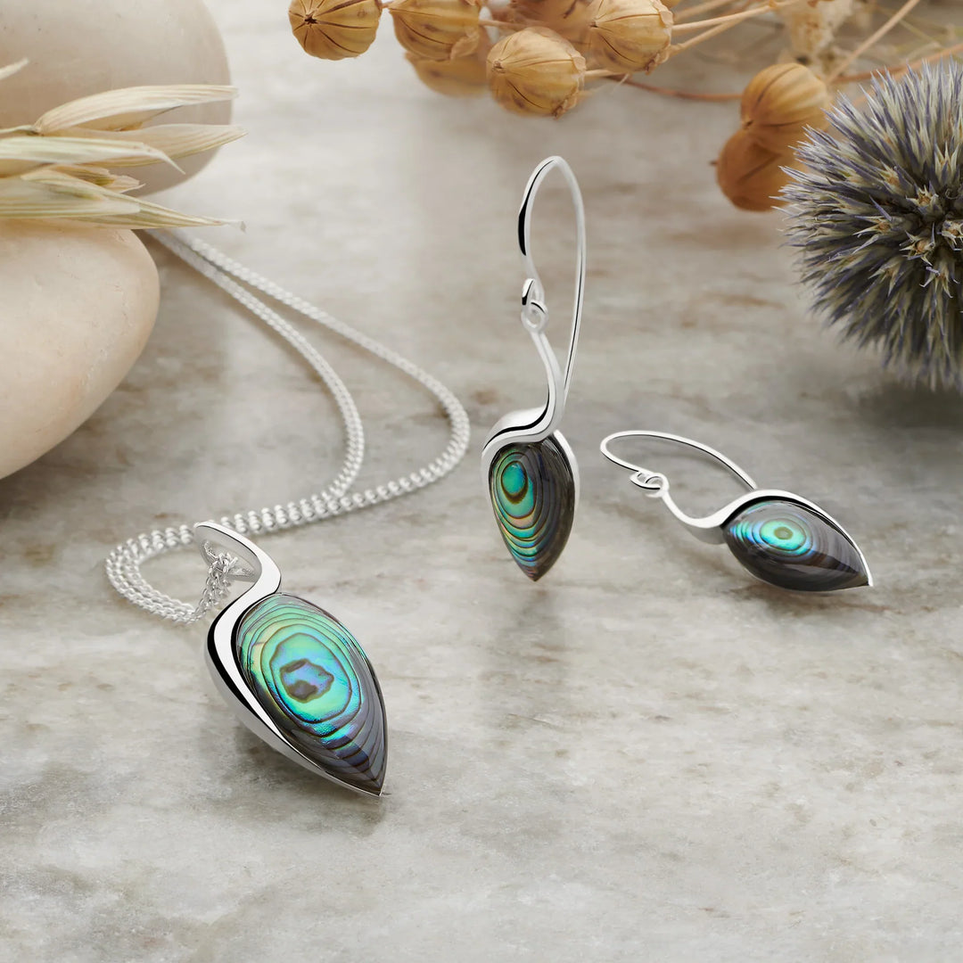 Abalone Shimmer Earrings (E55531)