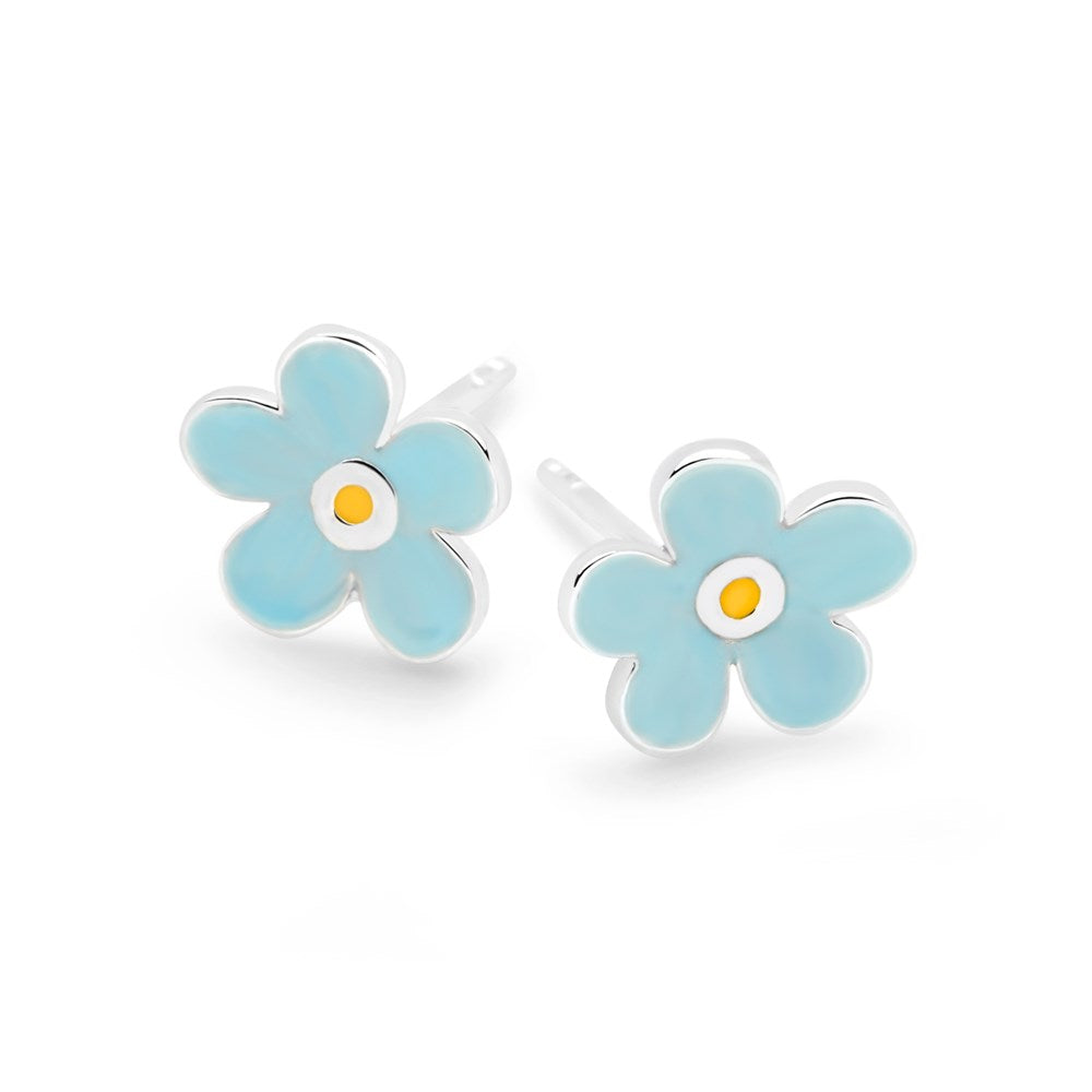 Blue Petal Studs (E55681)