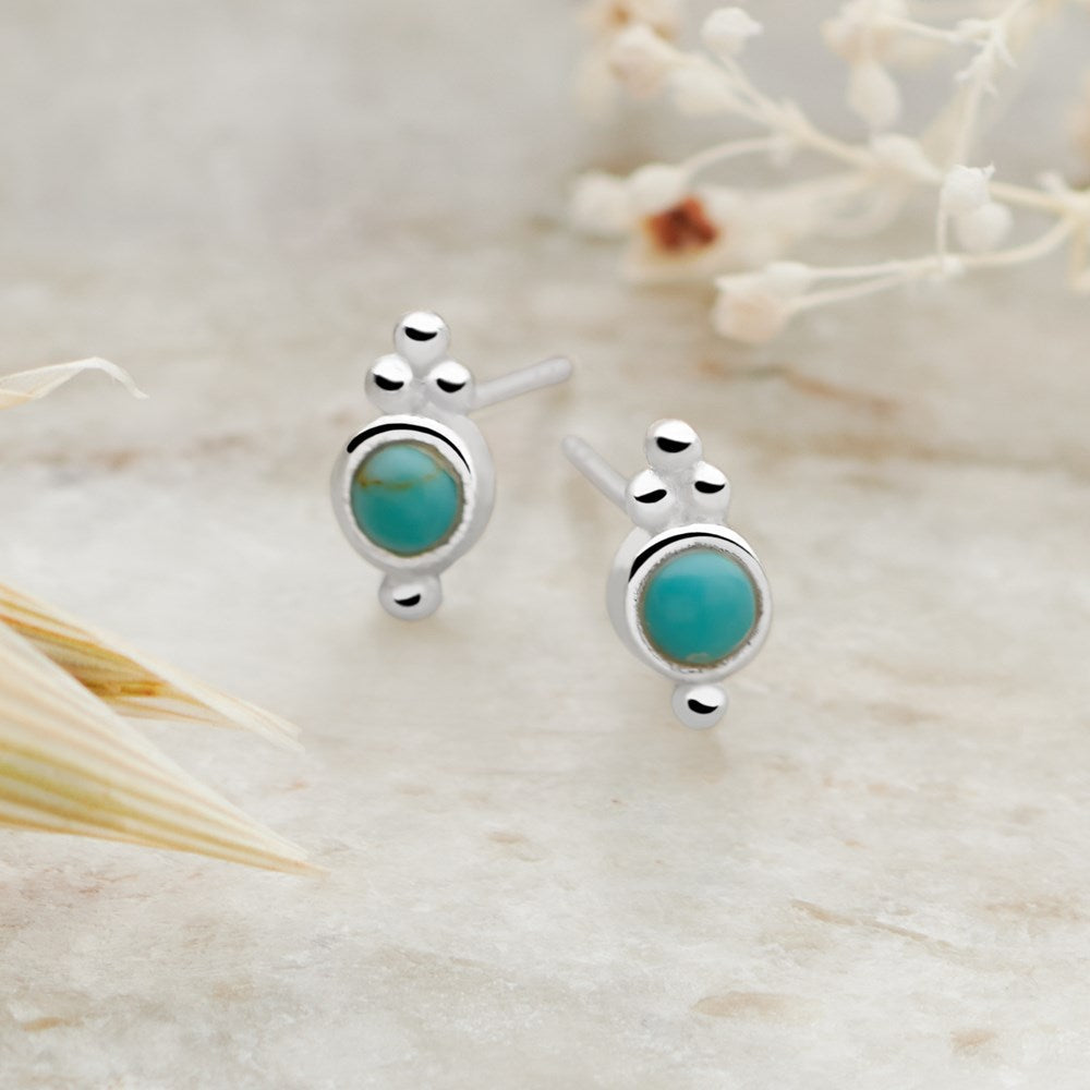 Turquoise Pool Earrings (E57031)