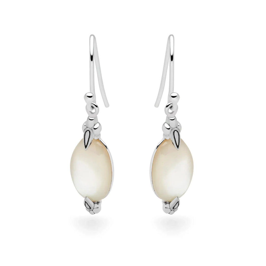 Snow Berry Pearl Shimmer Earrings