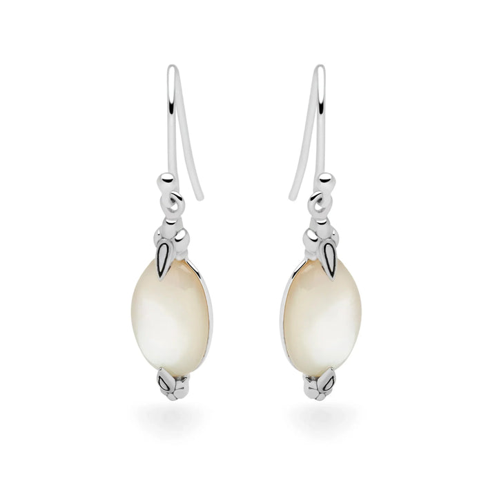 Snow Berry Pearl Shimmer Earrings