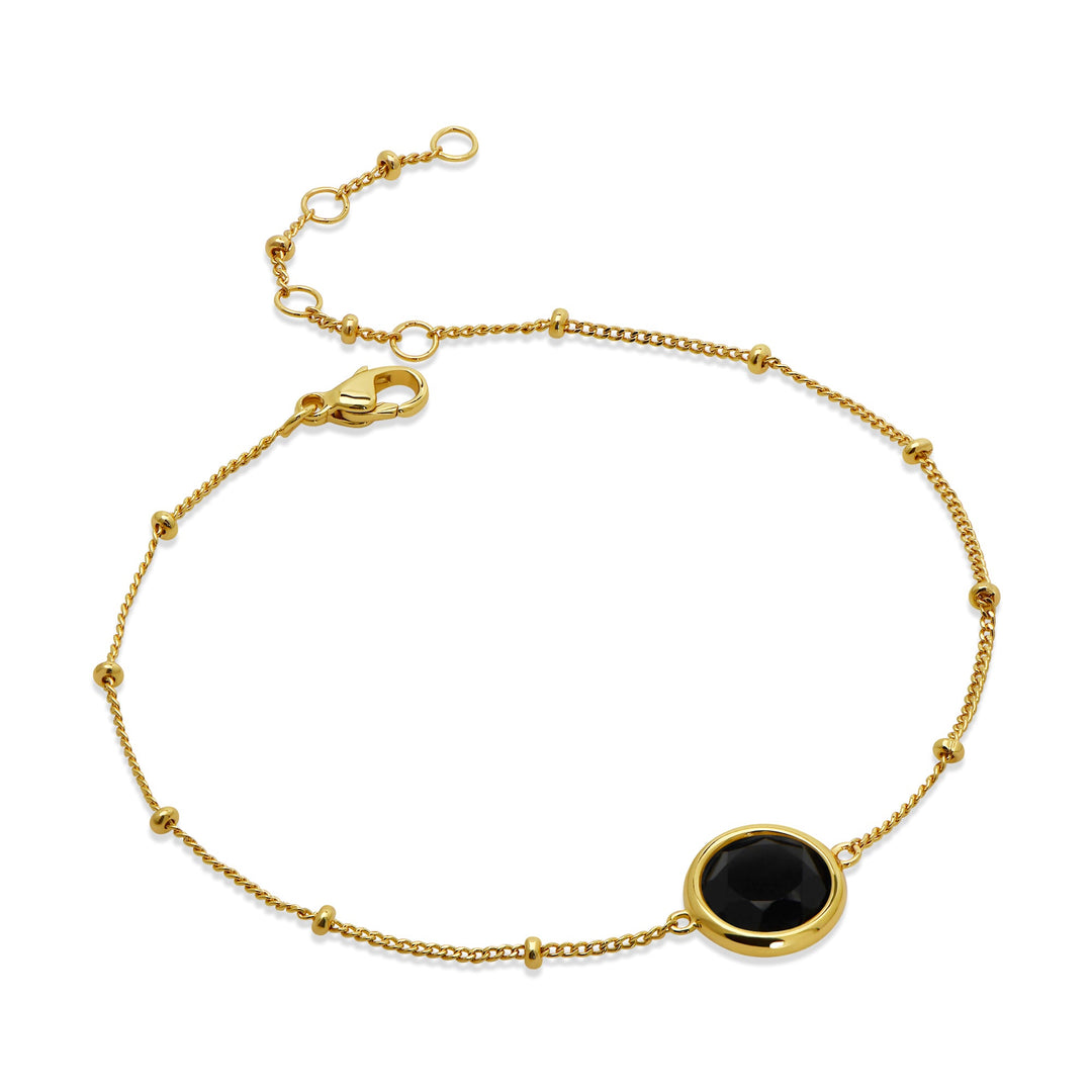 Round Black Onyx Bracelet