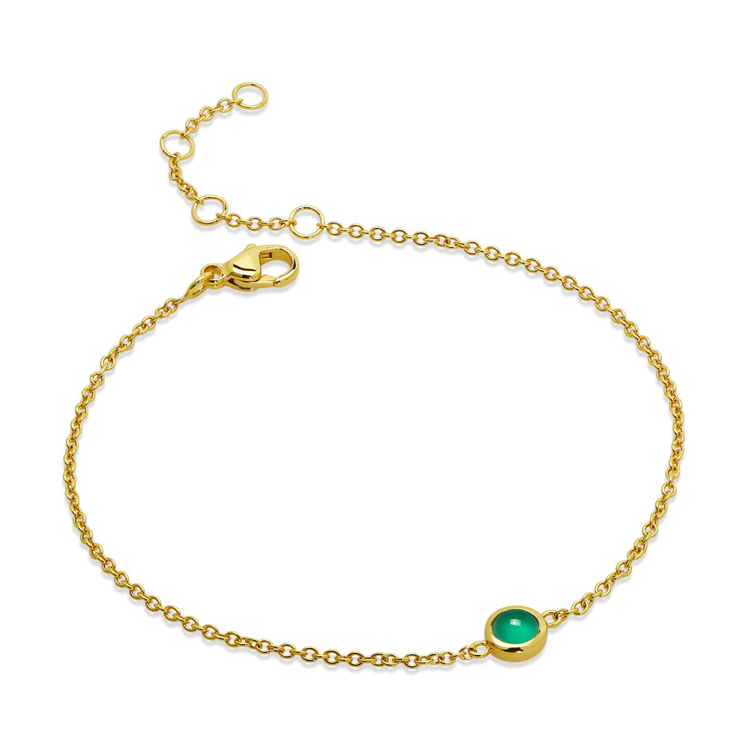 October Semi-Precious Birthstone Bracelet