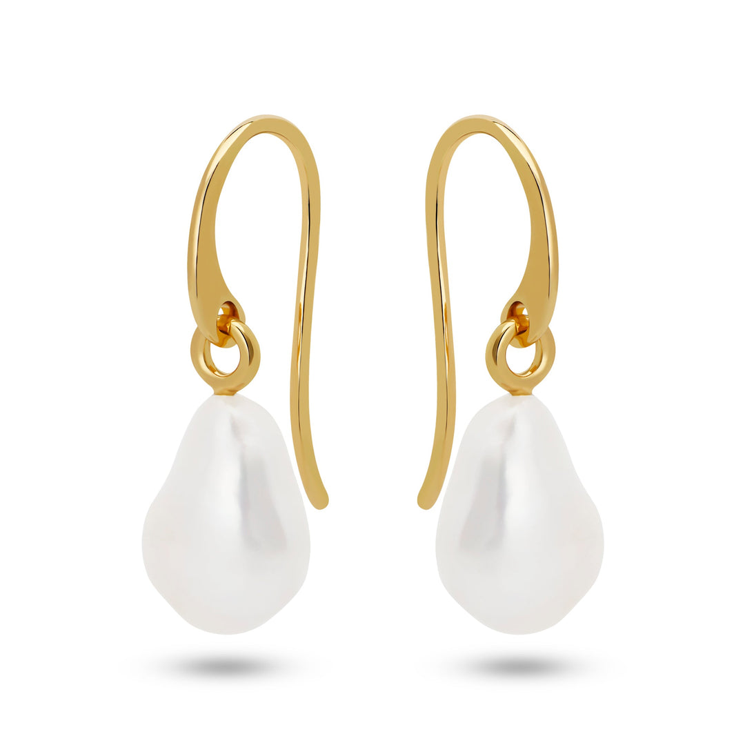 Baroque Pearl Drop Earrings