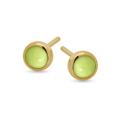 August Semi-Precious Birthstone Earrings