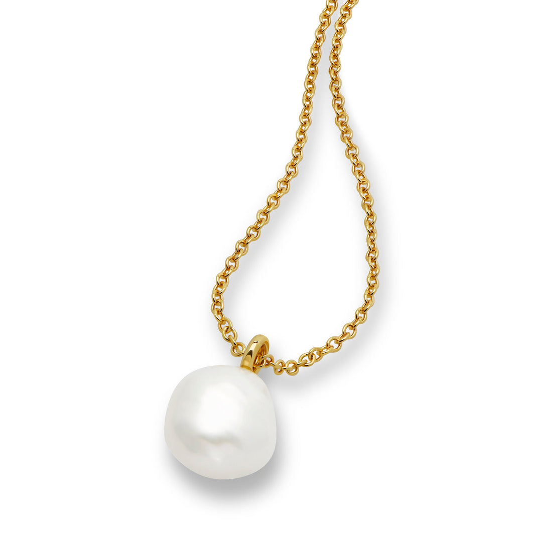 Baroque Pearl Drop Necklace