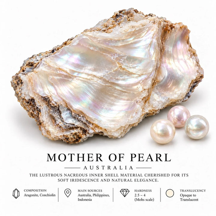 Bodhi Beads Mother of Pearl Bracelet