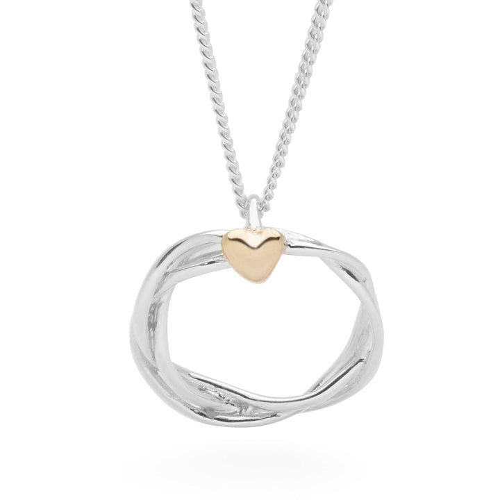 Golden Heart Pendant (P12491)