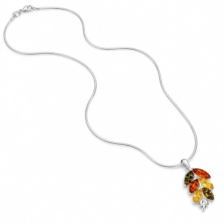 Fire Tree Amber Necklace