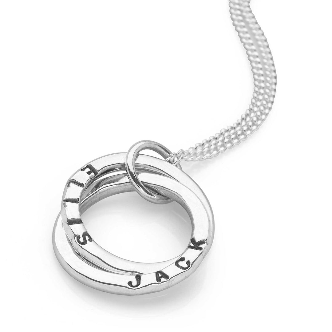 Personalised Interwoven Love Pendant (P25161)