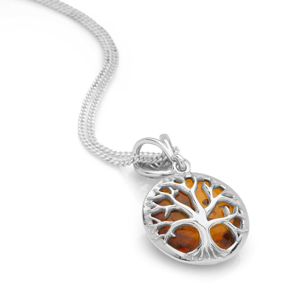 Tree of Life Amber Pendant (P27491)