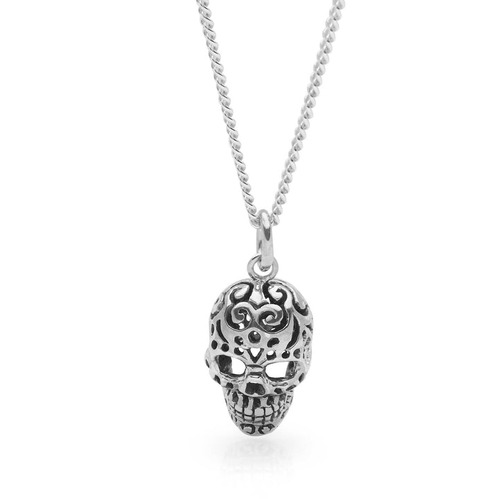 Silver Skull Pendant (P27971)