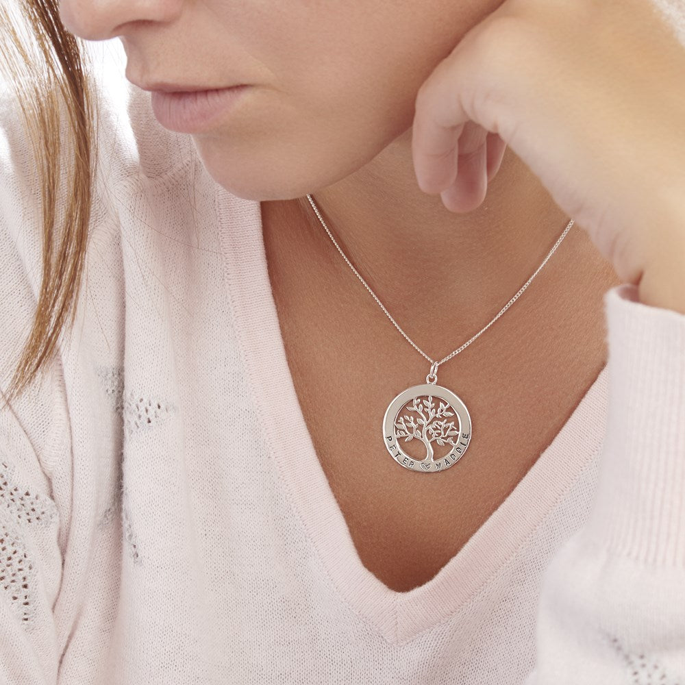 Tree of Life Personalised Pendant (P28541)