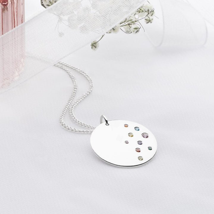 Rainbow Pop Silver Necklace (P29051)