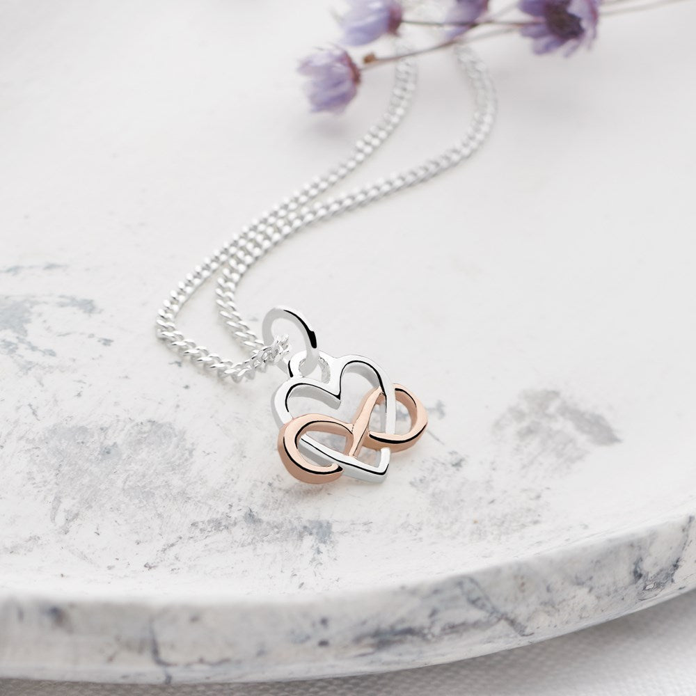 Eternal Love Rose Gold Pendant (P29691)