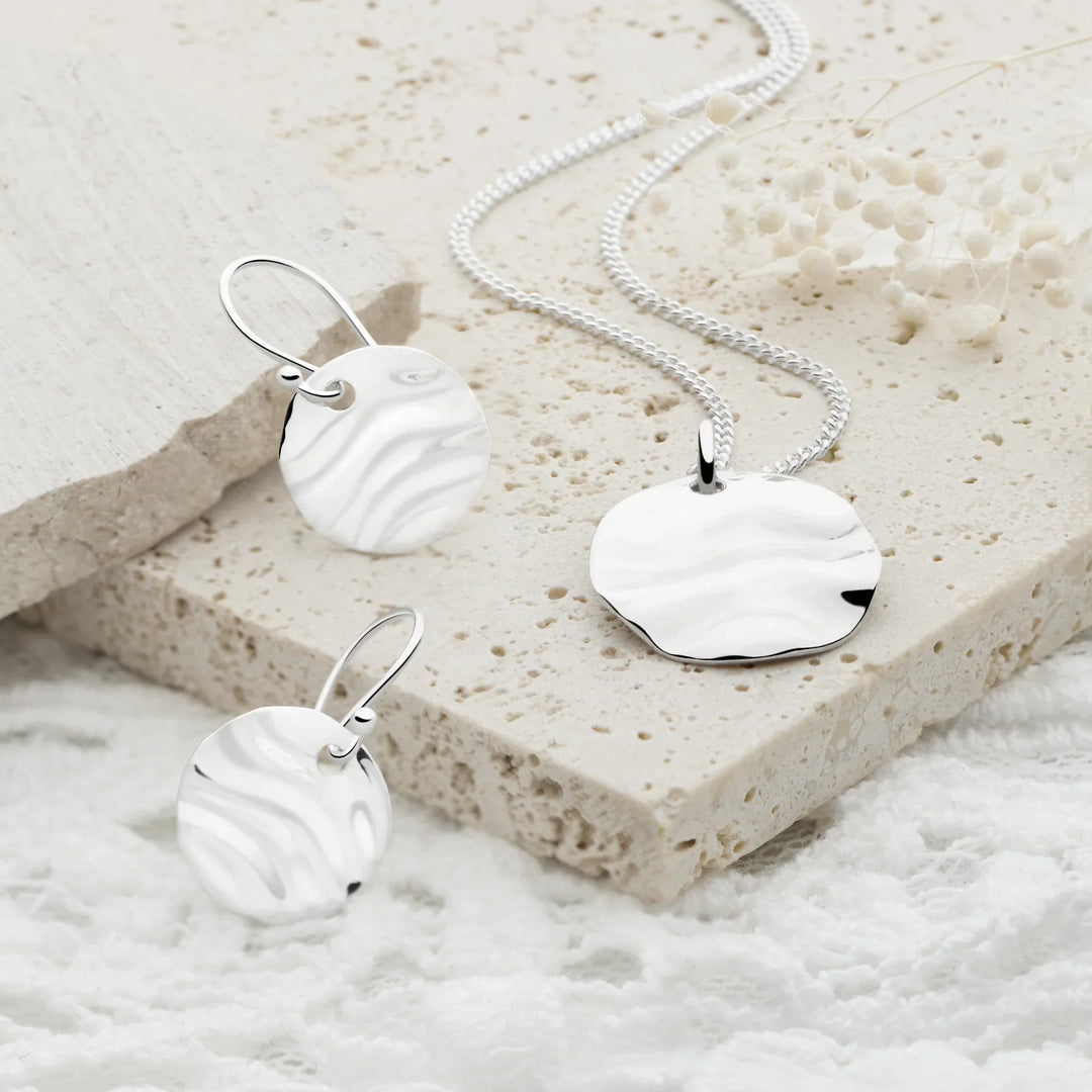 Ripple Moon Earrings