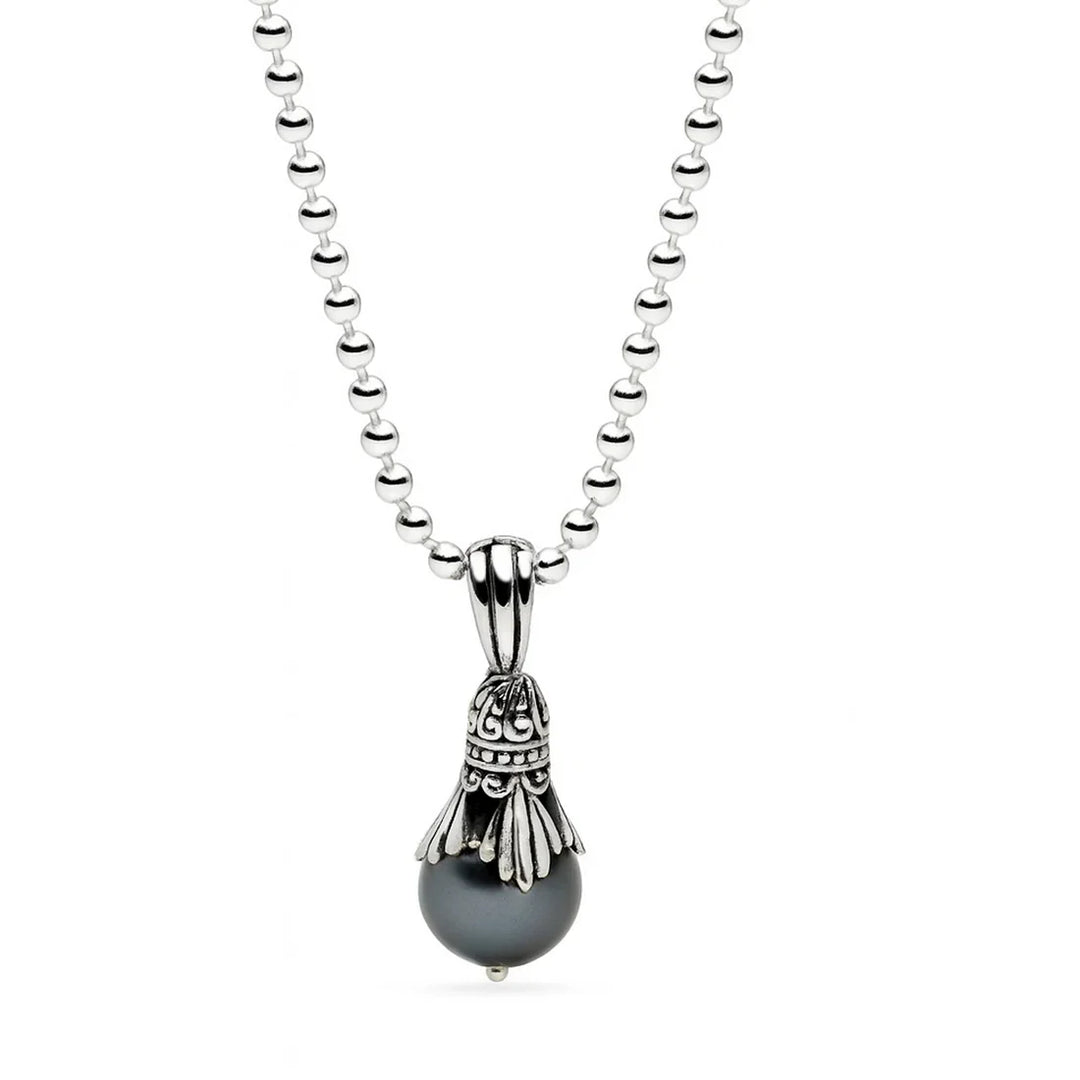 Black Pearl Pendulum Pendant